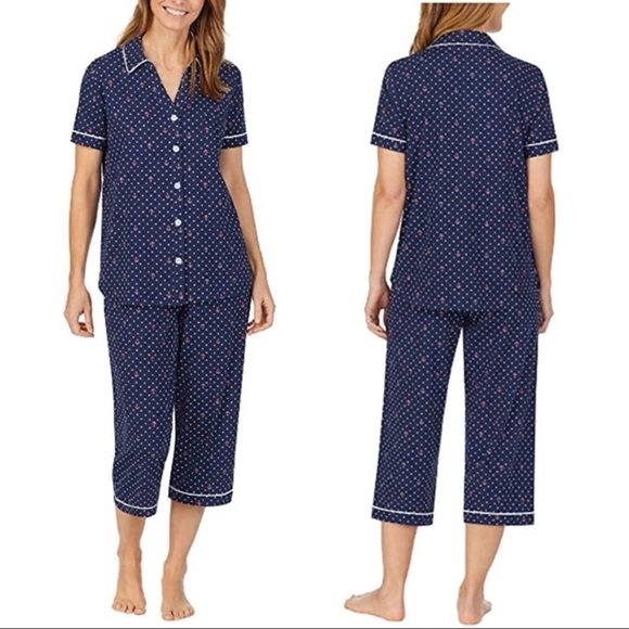 Nautica 2 Piece Sleepwear Set Anchor Polka Dot - Picture 7 of 9